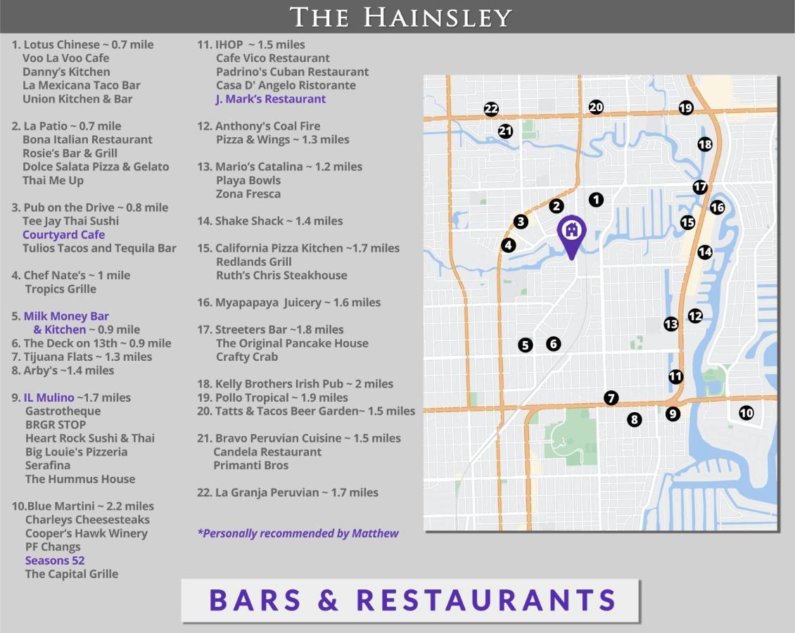 Hainsley Apartments - Walk To Wilton Drive Fort Lauderdale Zewnętrze zdjęcie